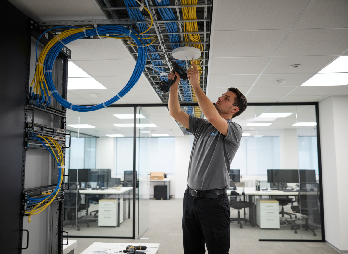 Professional WiFi installation for business premises