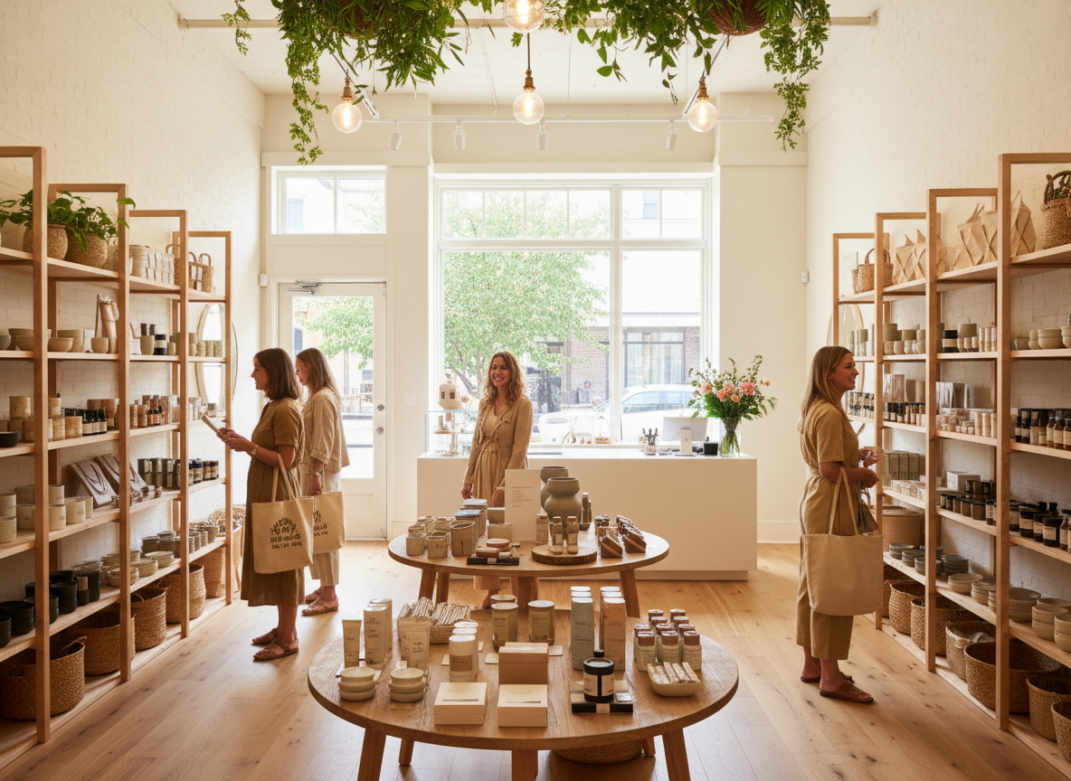 Retail shop or store interior