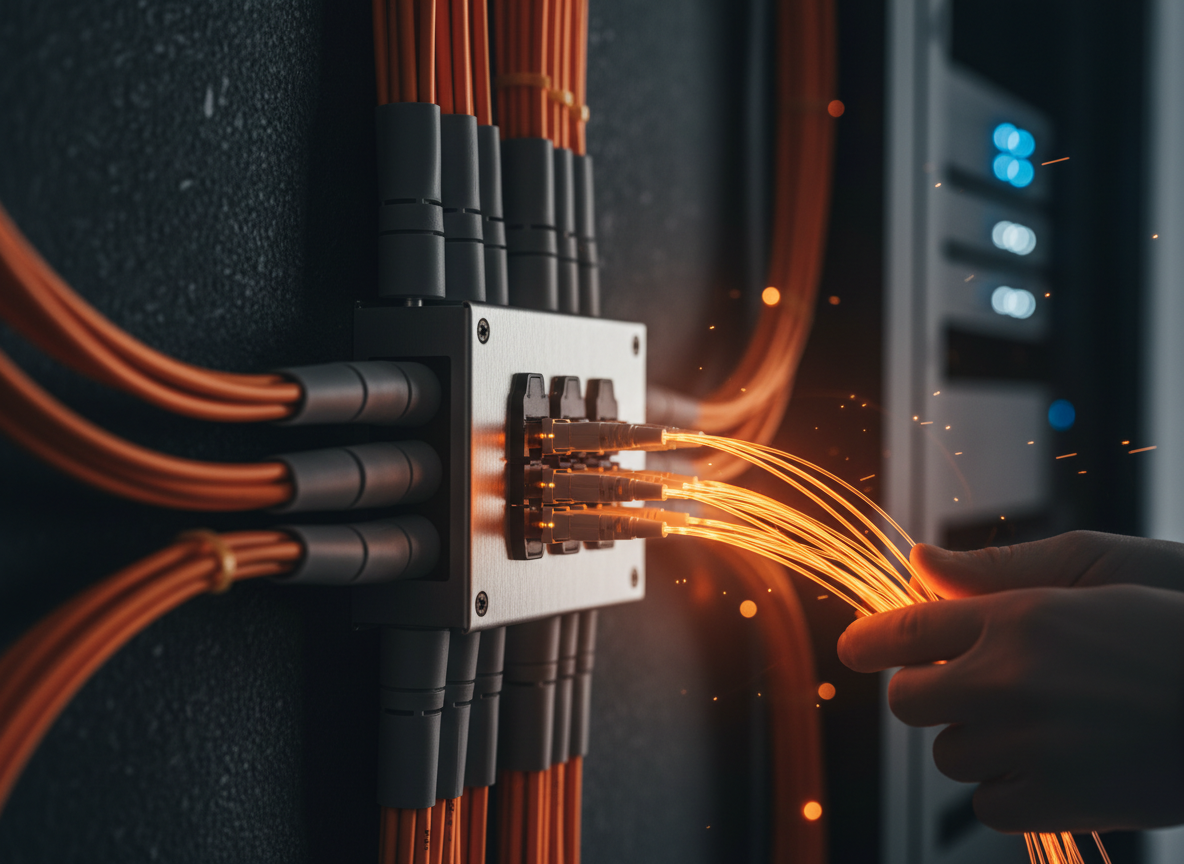 Fibre optic cable installation for high-speed business connectivity